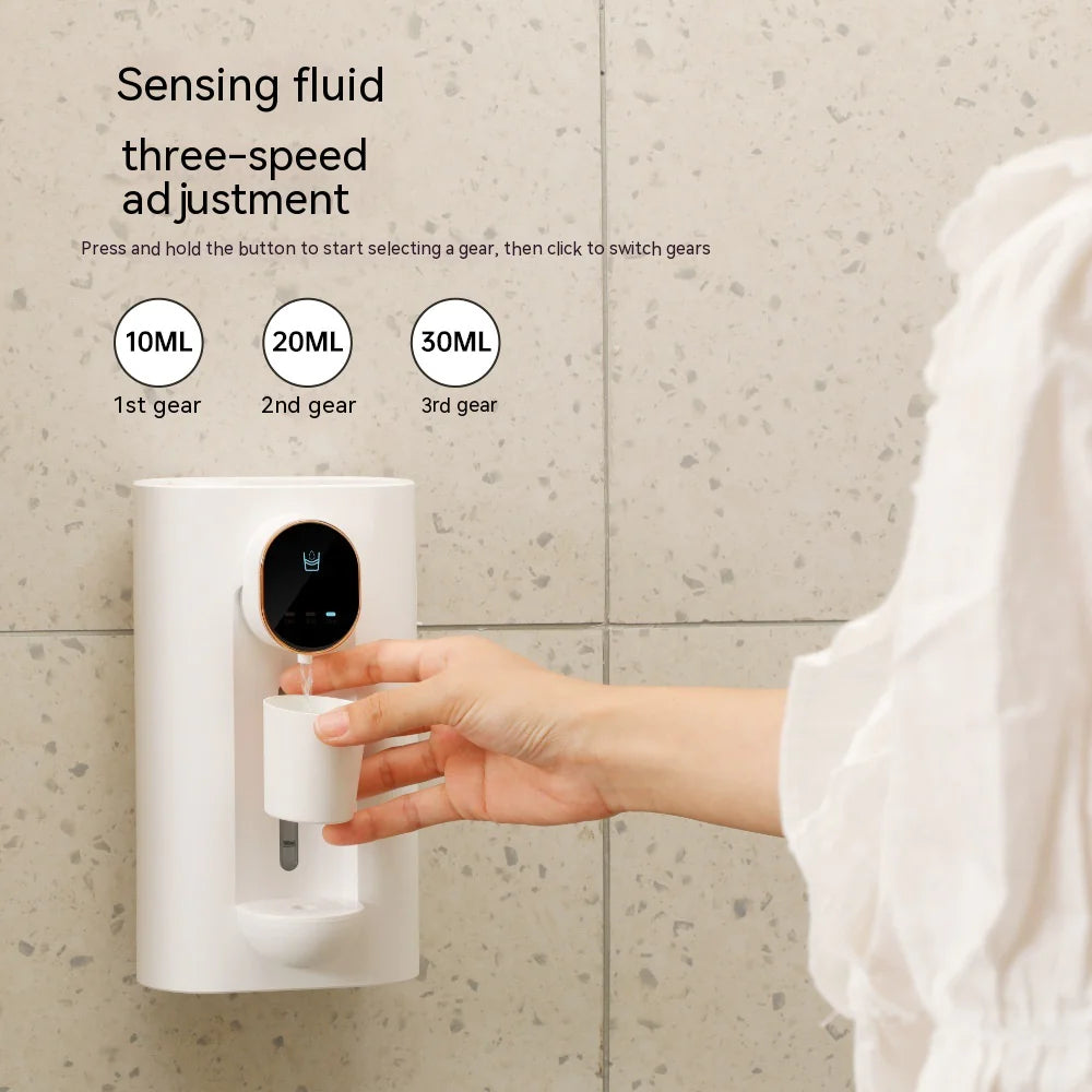 Wall-Mounted Automatic Mouthwash Dispenser for Easy Hygiene