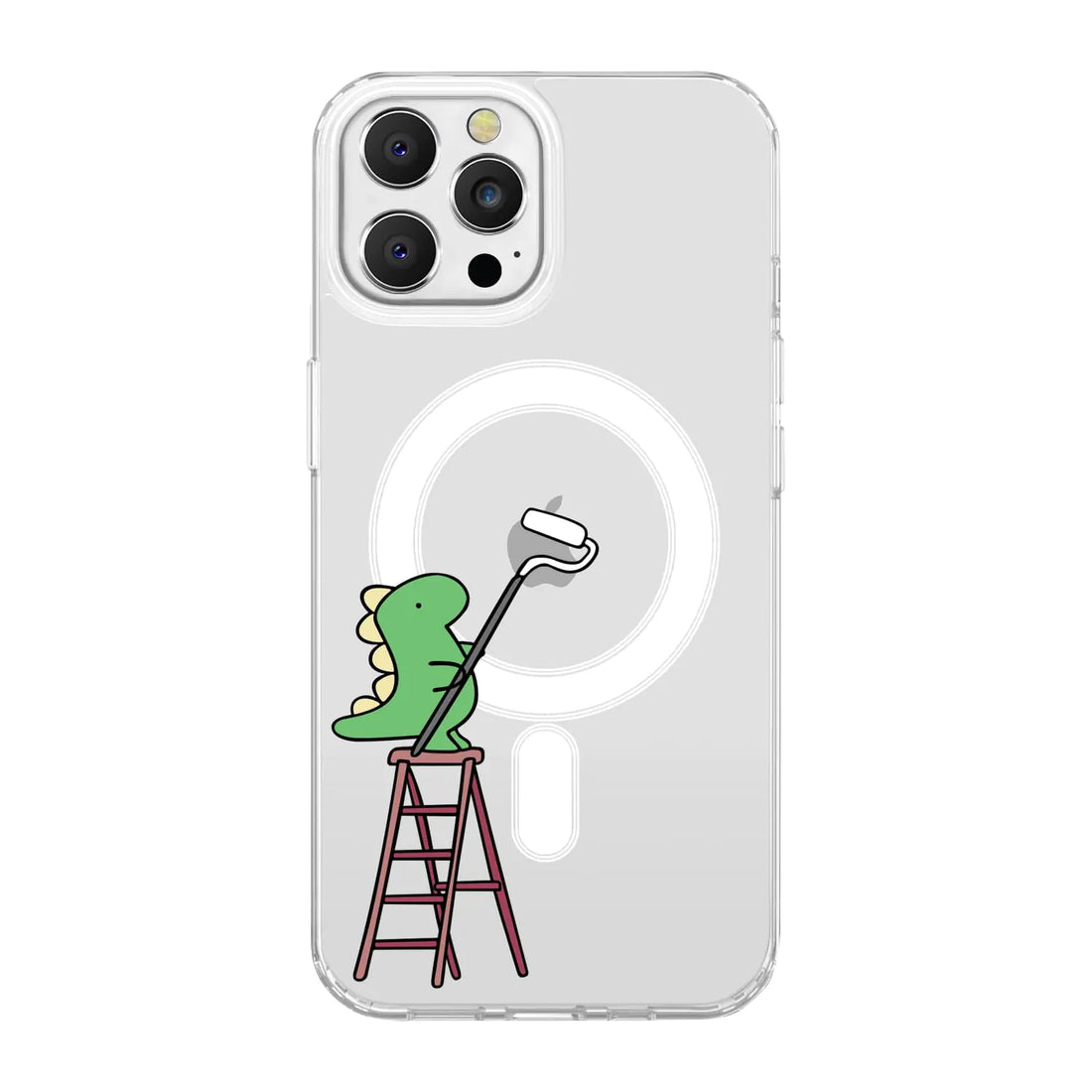 Wihytec Lovely Dinosaur Magnetic Phone Case for iPhone 14