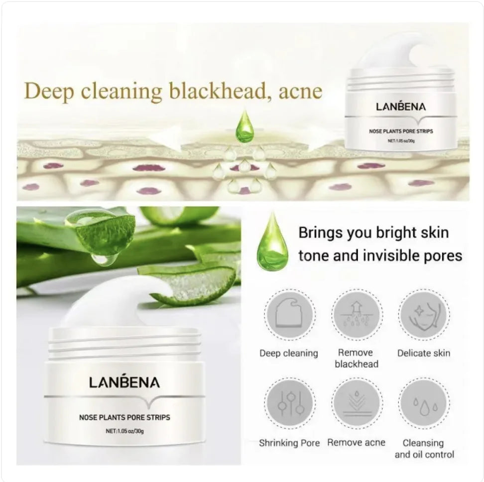 60-Count Pore Cleansing Nose Mask for Clear Skin
