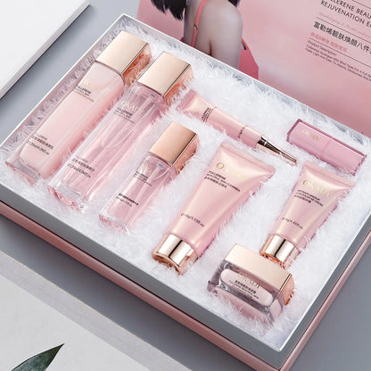 8-Pcs Skincare Set Anti Aging with Vitamin C Peptides