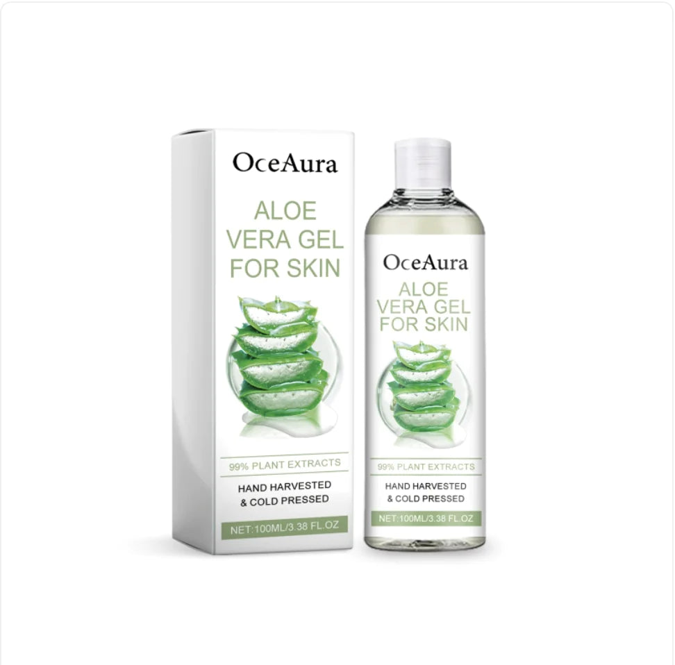 Pure Organic Aloe Gel for Soothing and Hydrating Skin