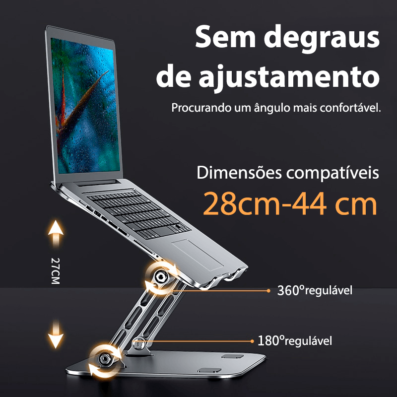 Adjustable Laptop Stand for Ergonomic Comfort and Cooling
