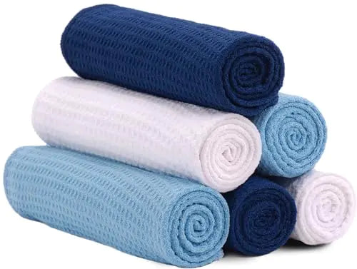 S&amp;T INC. Microfiber Gym Towel 6 Pack for Home Gym