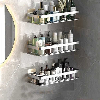 Sleek Wall-mounted Bathroom Shelf for Modern Spaces