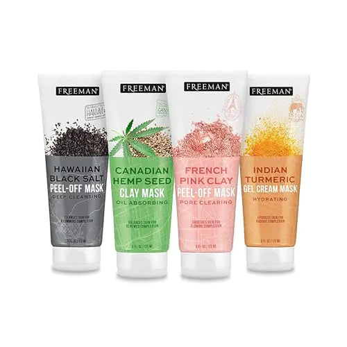 Freeman 4 Count Exotic Blends Face Mask Variety Set