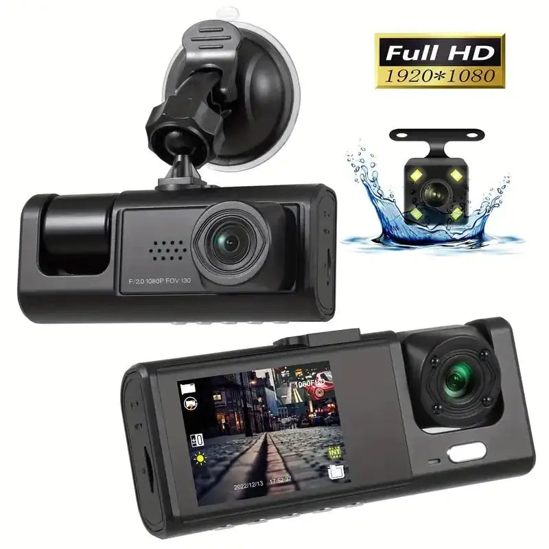 High-Definition Car Dash Cam for Day and Night Safety