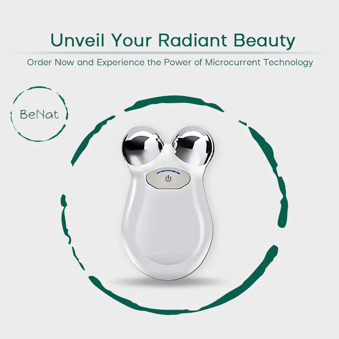 Microcurrent Facial Toning Massager for Youthful Skin
