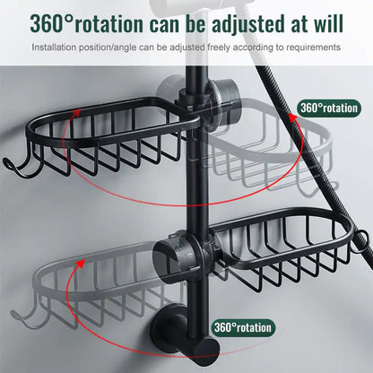 Stylish Bathroom Shelves Organizer Rack Storage Solution