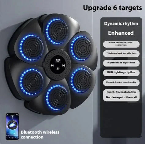 Smart Bluetooth Wireless Boxing Fitness Kit for Home Workouts