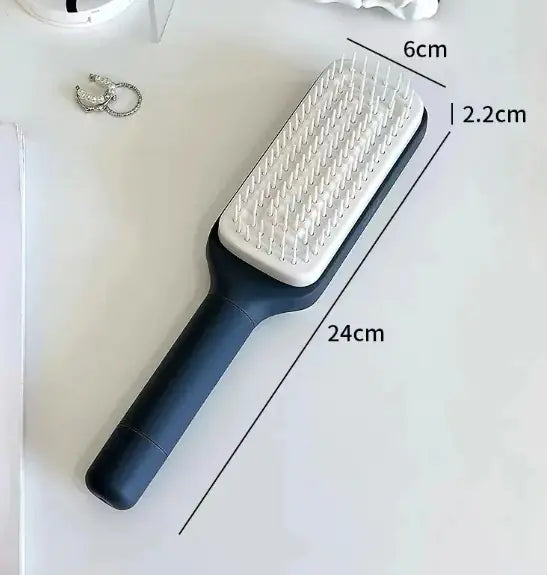 4-in-1 Self-Cleaning Hair Brush: Effortless Styling Solutions