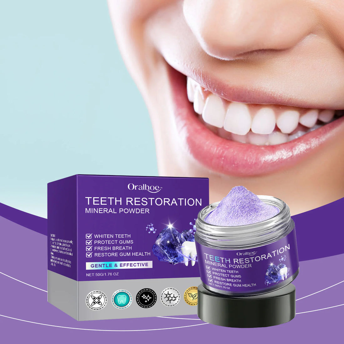 Purple Beauty Toothpowder: Elevate Your Smile Naturally