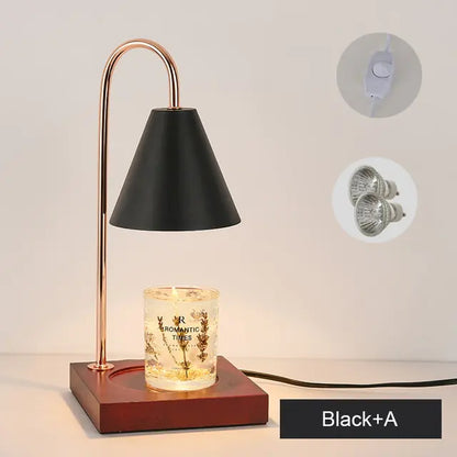 Table Lamp Melting Candles for Cozy Ambiance and Elegance