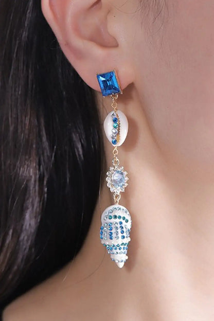 Better Love Next Time Conch Drop Earrings for Coastal Elegance