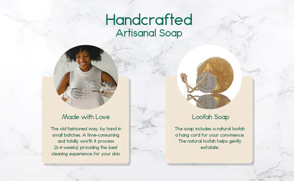 Renewing Soap Bar - Chamomile, Honey, Coconut Oil Exfoliator