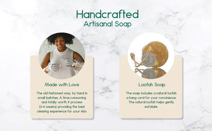 Renewing Soap Bar - Chamomile, Honey, Coconut Oil Exfoliator
