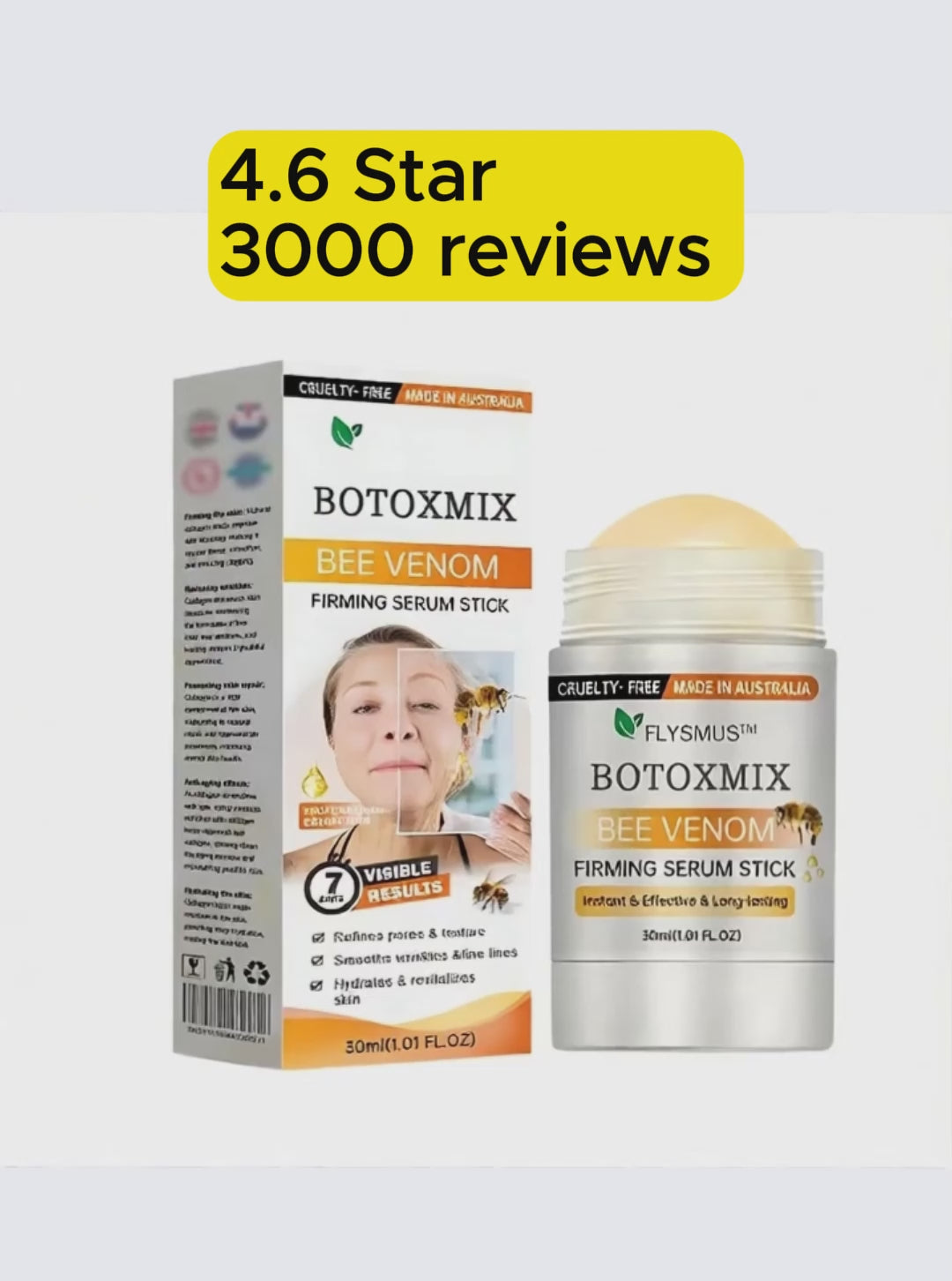 &quot;Bee Venom Anti-Aging Facial Cream – Hydrates, Firms &amp; Brightens&quot;