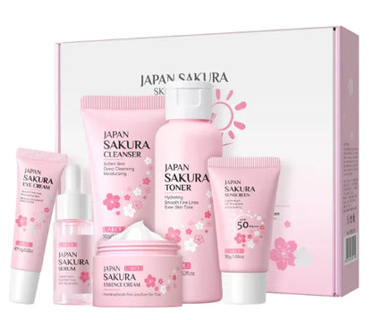 Cherry Blossom Skin Care Set for Radiant Skin