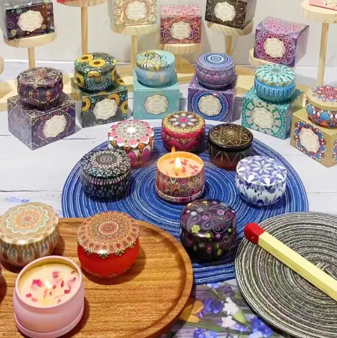 Dried Flower Fragrance Candle Flower Fragrance Incense Candle Delight