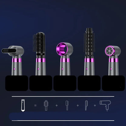 Five-in-One Hair Dryer Automatic Curling Iron for All Styles