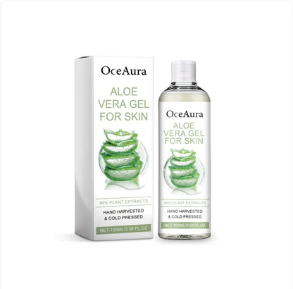 Pure Organic Aloe Gel for Soothing and Hydrating Skin