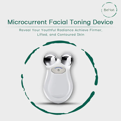 Microcurrent Facial Toning Massager for Youthful Skin