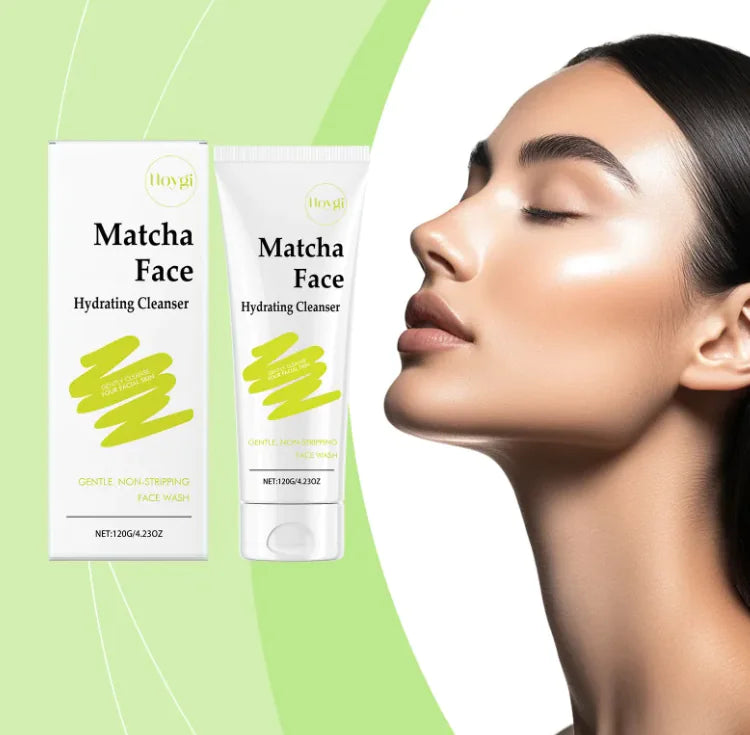 Matcha Moisturizing Facial Cleanser for Hydrated Skin