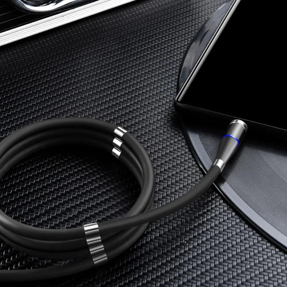 Tangle-Free Magnetic Fast Charging Cable for All Devices