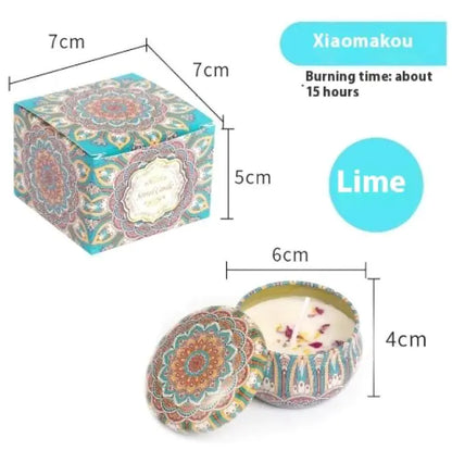 Dried Flower Fragrance Candle Flower Fragrance Incense Candle Delight
